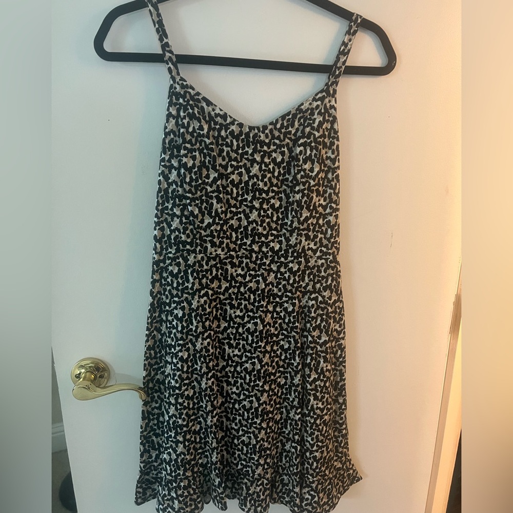 Leopard print dress.
